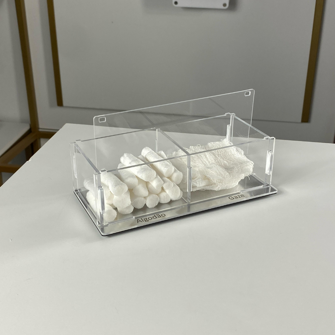 Suporte Click Algodão e Gaze - Organizador Premium Archneer